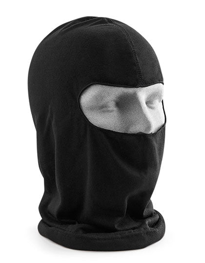 Microfibre Balaclava in Black, Größe One Size