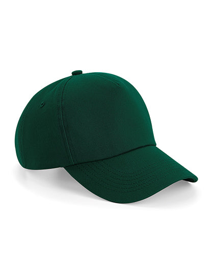 Authentic 5 Panel Cap in Bottle Green, Größe One Size