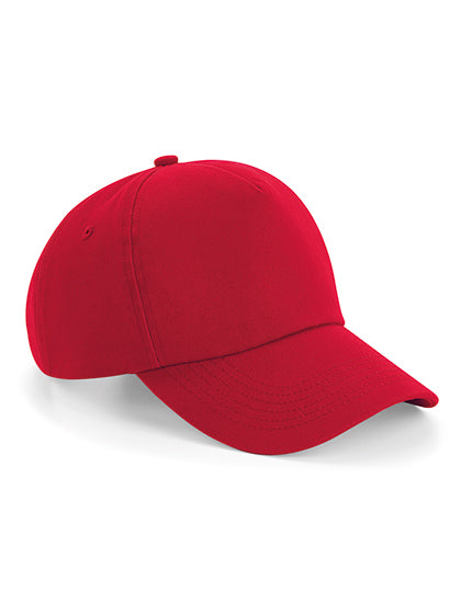 Authentic 5 Panel Cap in Classic Red, Größe One Size