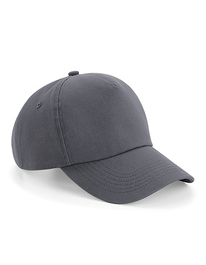 Authentic 5 Panel Cap in Graphite Grey, Größe One Size