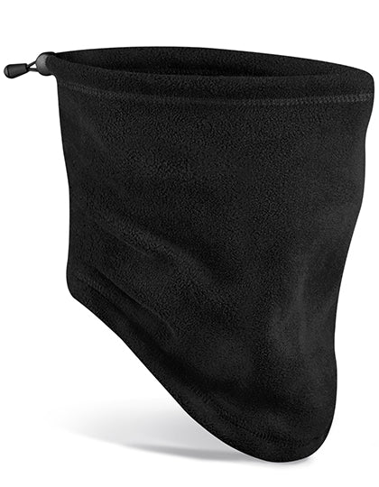 Recycled Fleece Snood in Black, Größe One Size