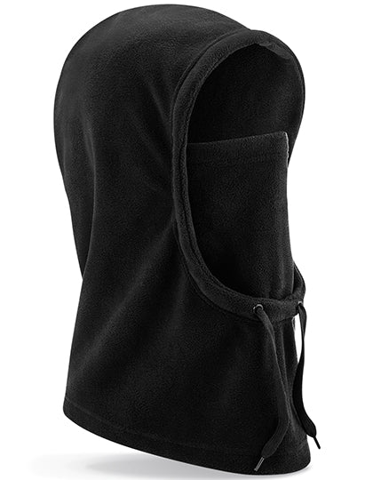 Recycled Fleece Hood in Black, Größe One Size