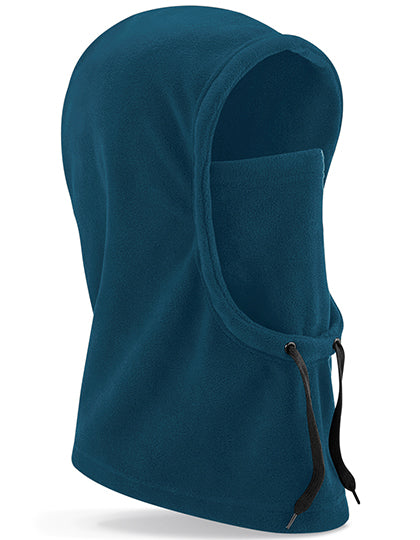 Recycled Fleece Hood in Petrol, Größe One Size