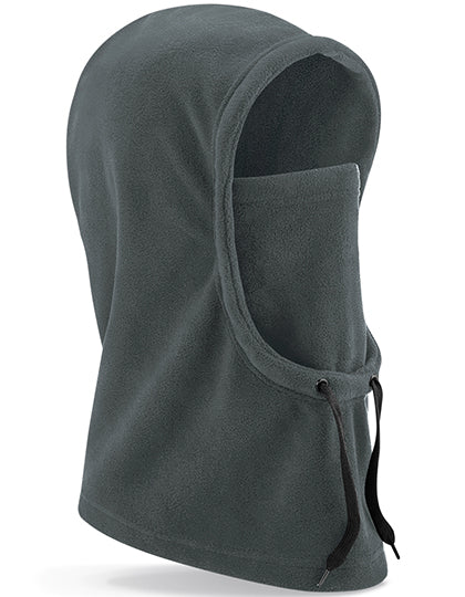 Recycled Fleece Hood in Steel Grey, Größe One Size