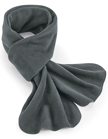 Recycled Fleece Scarf in Steel Grey, Größe 170 x 25 cm