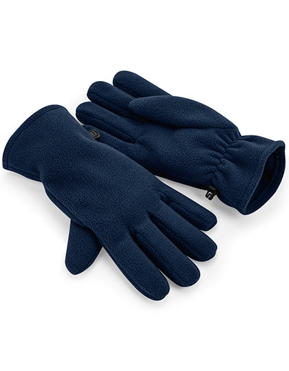 Recycled Fleece Gloves in French Navy, Größe L/XL