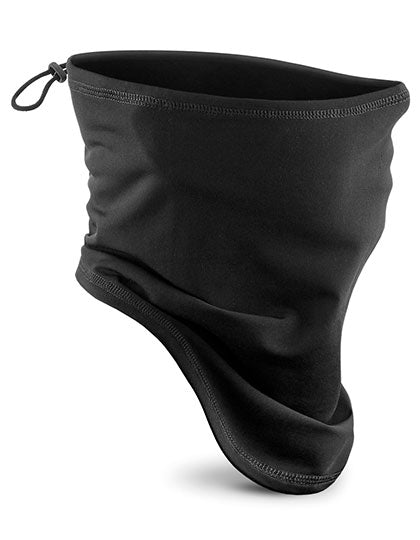 Junior Softshell Sports Tech Neck Warmer in Black, Größe One Size