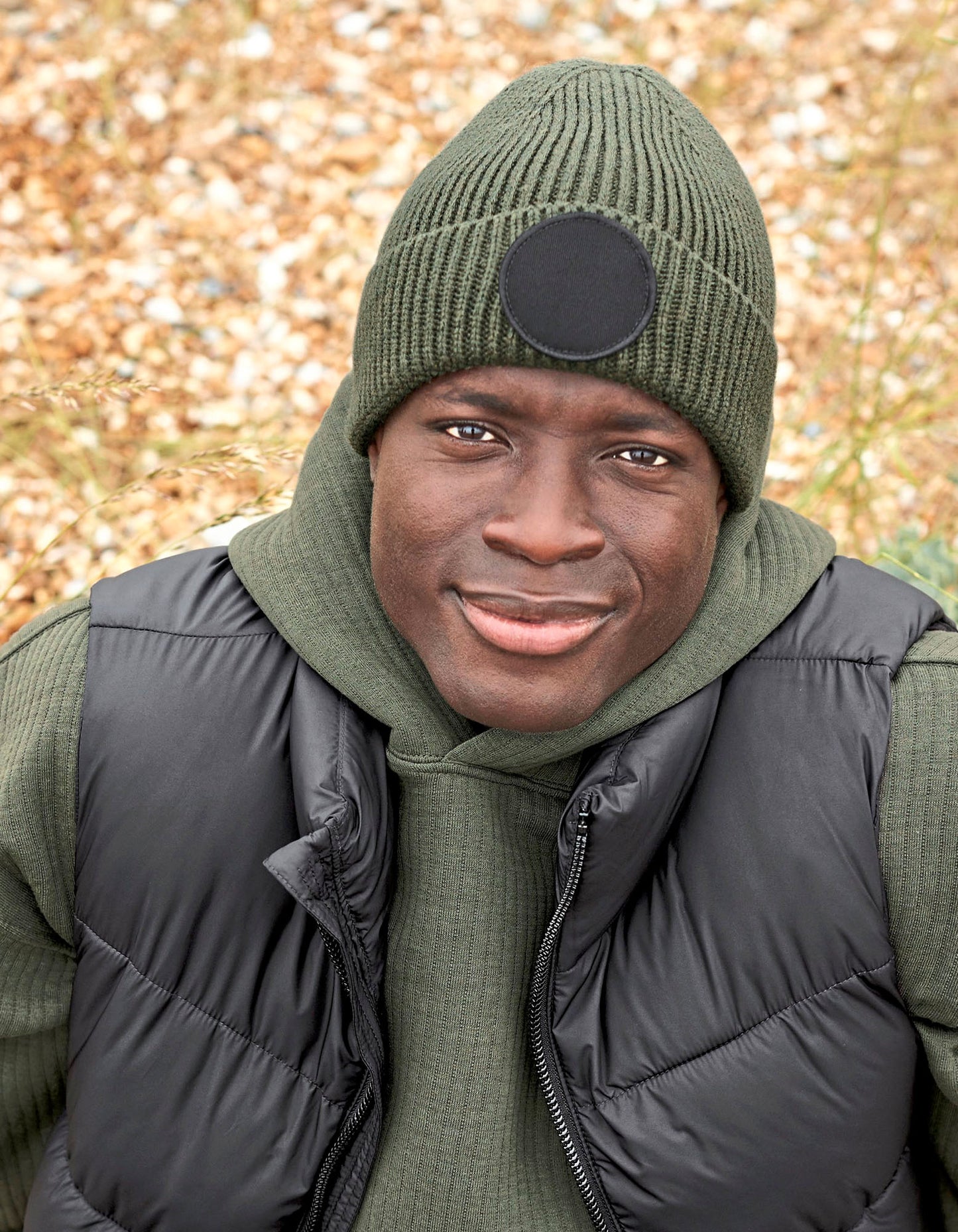Circular Fashion Patch Beanie