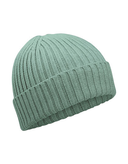 Organic Cotton Kids Beanie in Dusty Green, Größe One Size