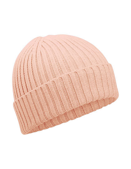 Organic Cotton Kids Beanie in Peach, Größe One Size