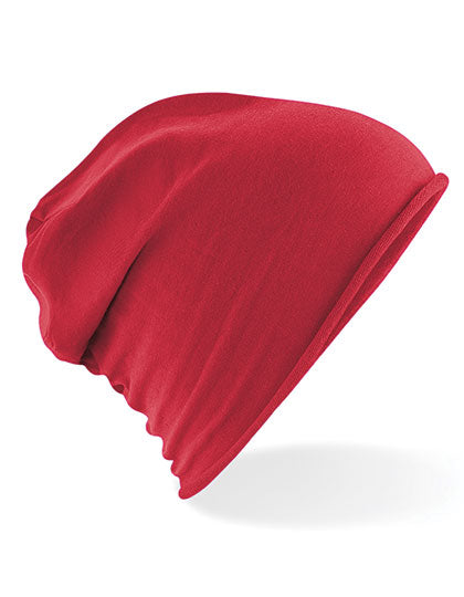Jersey Beanie in Red, Größe One Size
