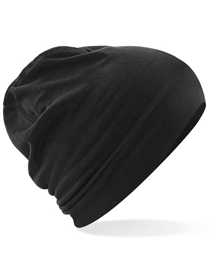 Hemsedal Cotton Beanie in Black/Black, Größe One Size