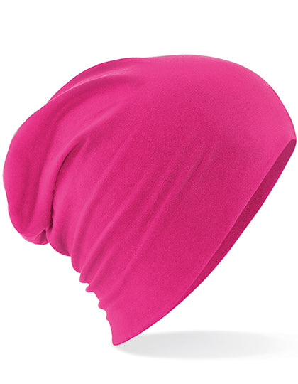 Hemsedal Cotton Slouch Beanie in Fuchsia, Größe One Size