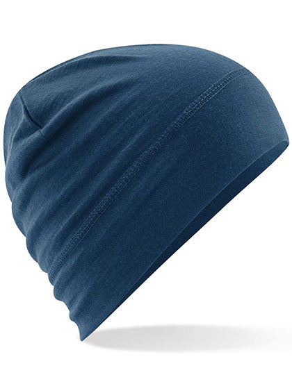 Merino Beanie in Steel Blue, Größe One Size