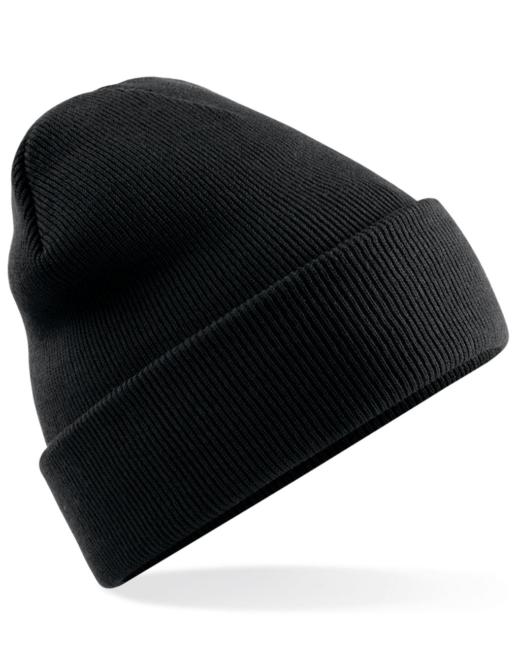 Polylana® Original Cuffed Beanie in Black, Größe One Size