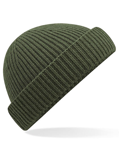 Harbour Beanie in Olive Green, Größe One Size