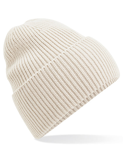Oversized Cuffed Beanie in Oatmeal, Größe One Size
