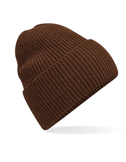 Oversized Cuffed Beanie in Walnut, Größe One Size