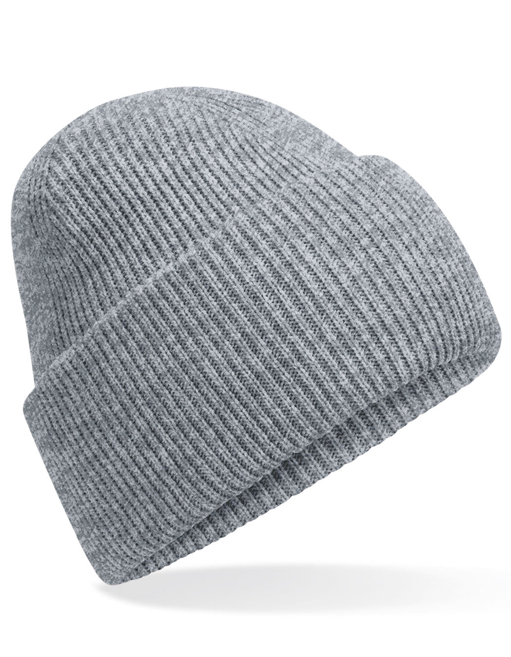 Classic Engineered Deep Cuffed Beanie in Ash, Größe One Size