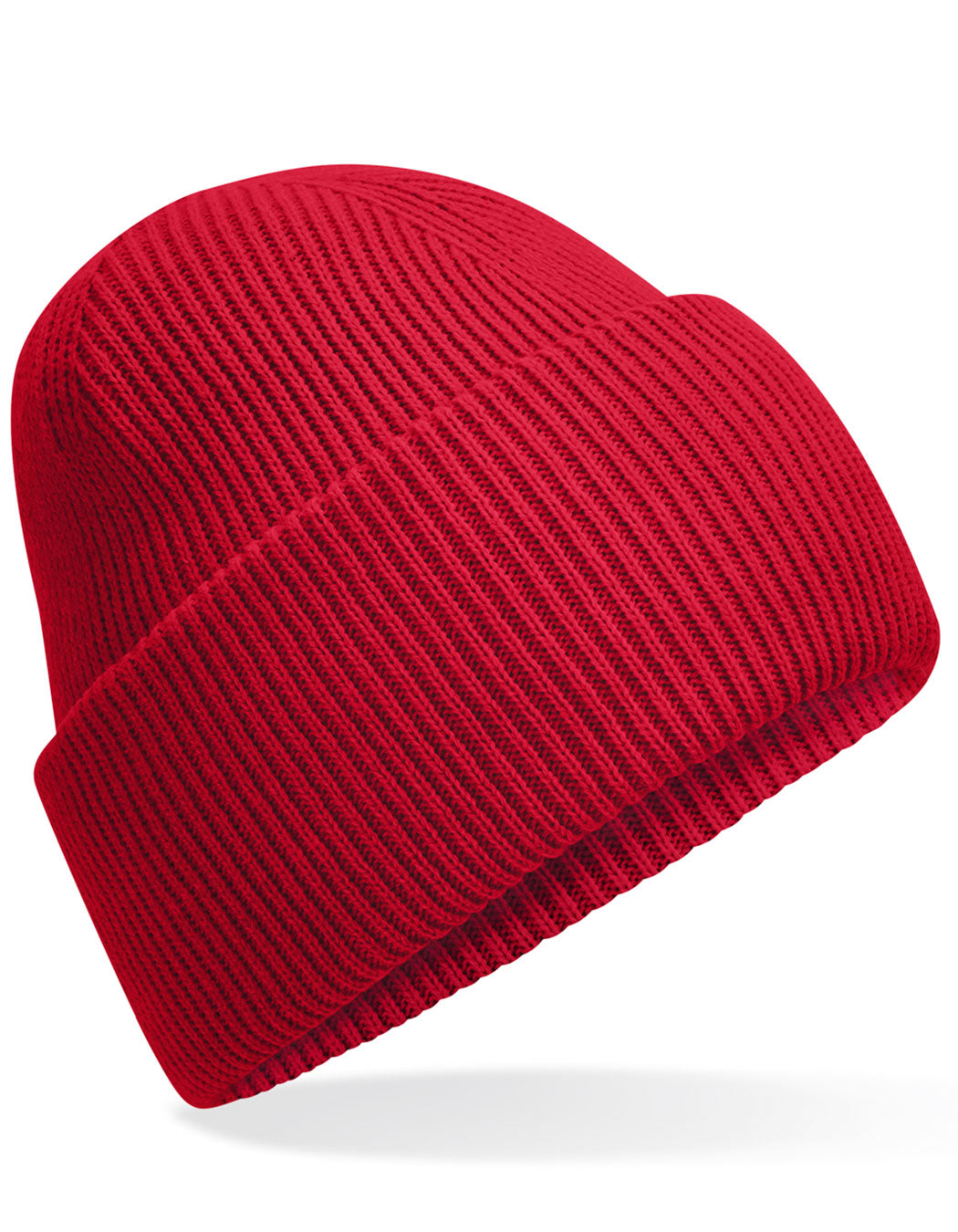 Classic Engineered Deep Cuffed Beanie in Classic Red, Größe One Size