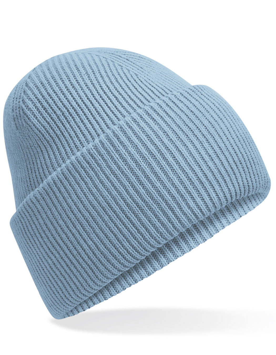 Classic Engineered Deep Cuffed Beanie in Dusty Blue, Größe One Size