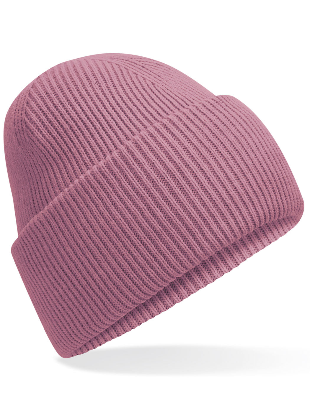 Classic Engineered Deep Cuffed Beanie in Dusty Purple, Größe One Size