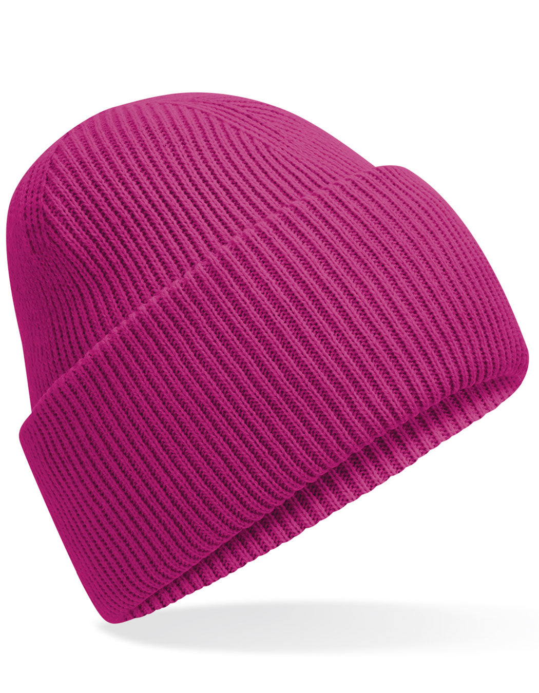 Classic Engineered Deep Cuffed Beanie in Festival Fuchsia, Größe One Size
