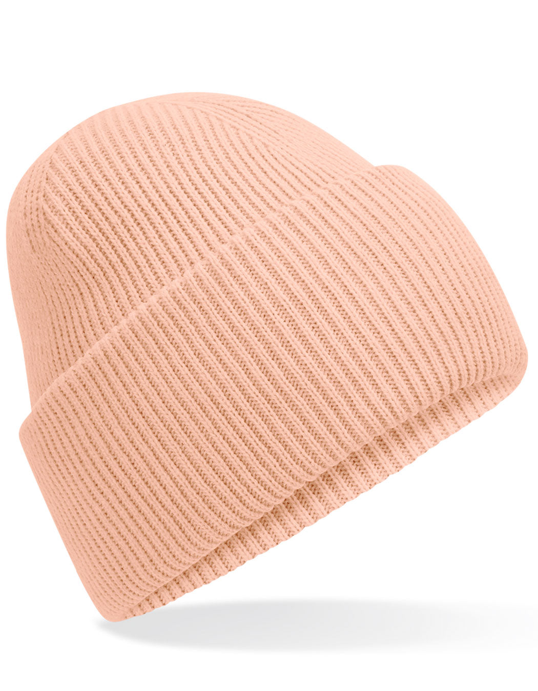 Classic Engineered Deep Cuffed Beanie in Peach, Größe One Size