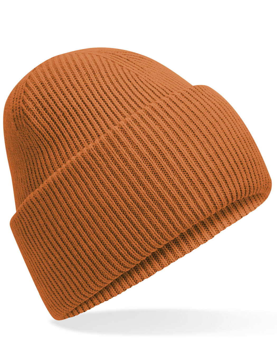 Classic Engineered Deep Cuffed Beanie in Pumpkin, Größe One Size