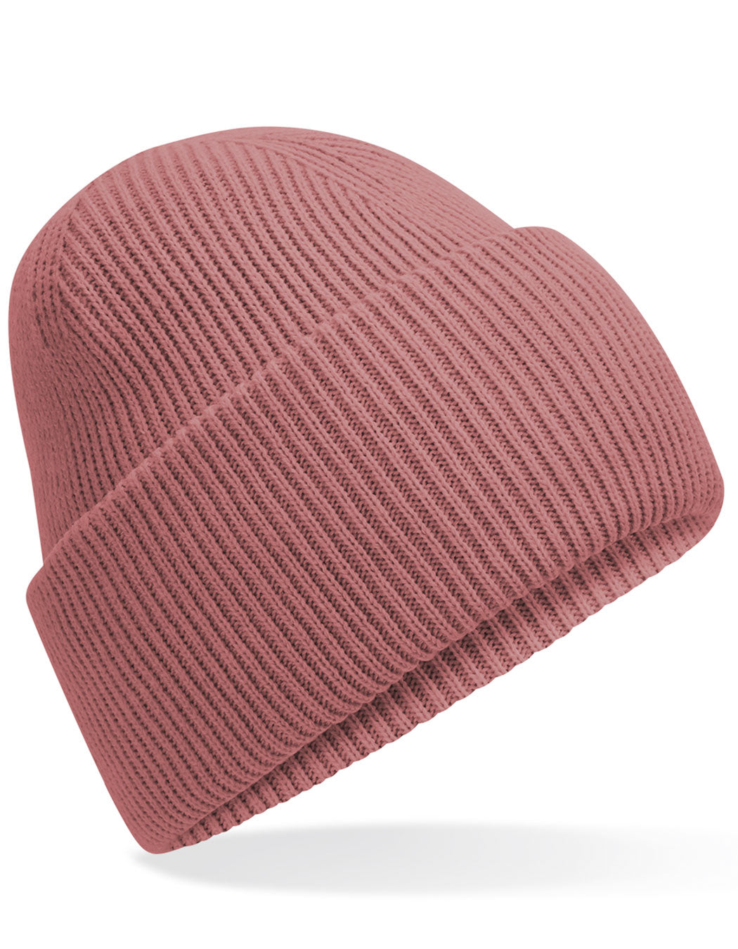 Classic Engineered Deep Cuffed Beanie in Rose, Größe One Size
