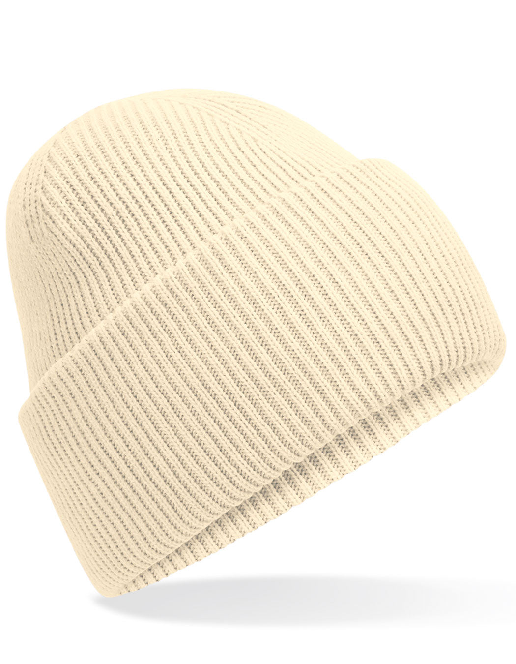 Classic Engineered Deep Cuffed Beanie in Vanilla, Größe One Size
