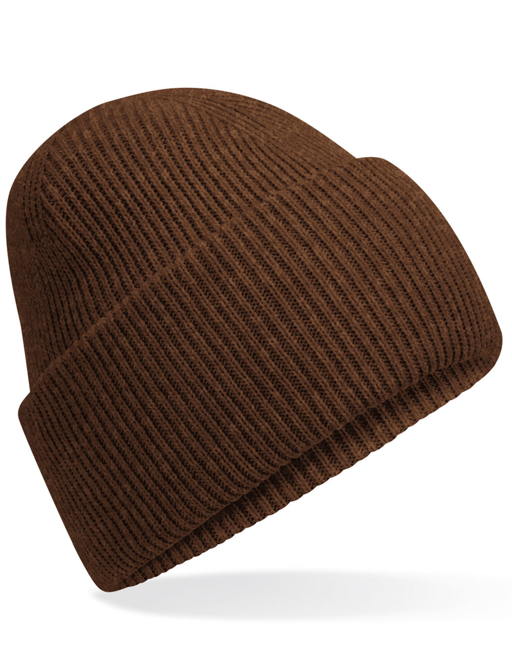 Classic Engineered Deep Cuffed Beanie in Walnut, Größe One Size