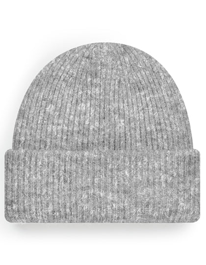 Cosy Ribbed Beanie in Grey Marl, Größe One Size