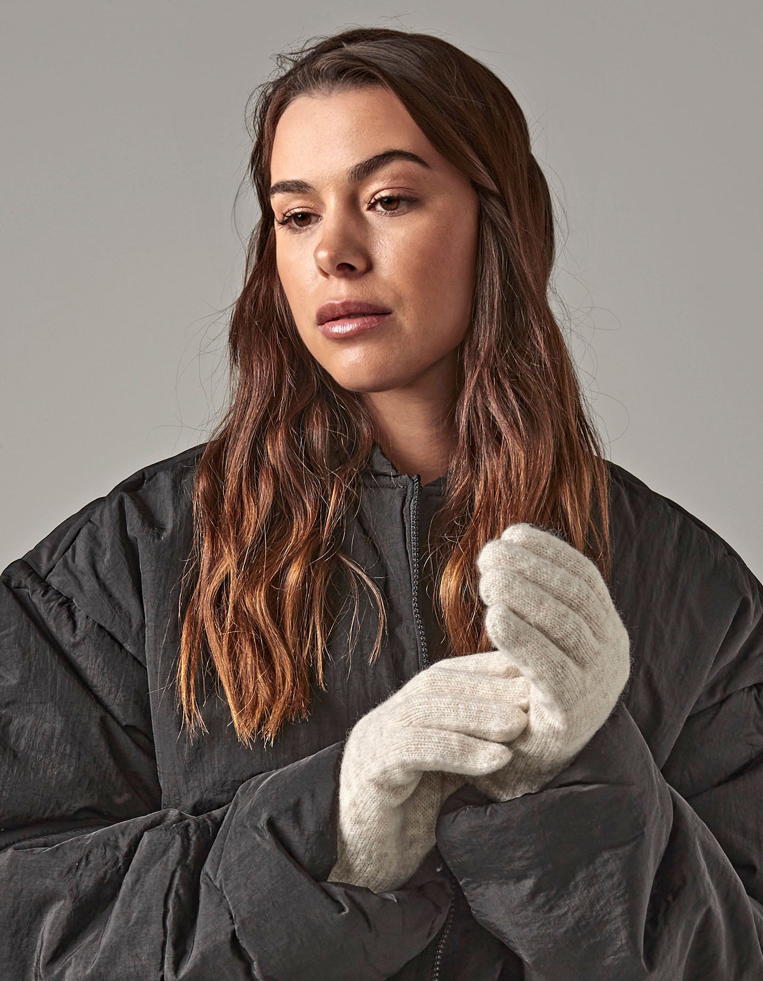 Cosy Ribbed Cuff Gloves