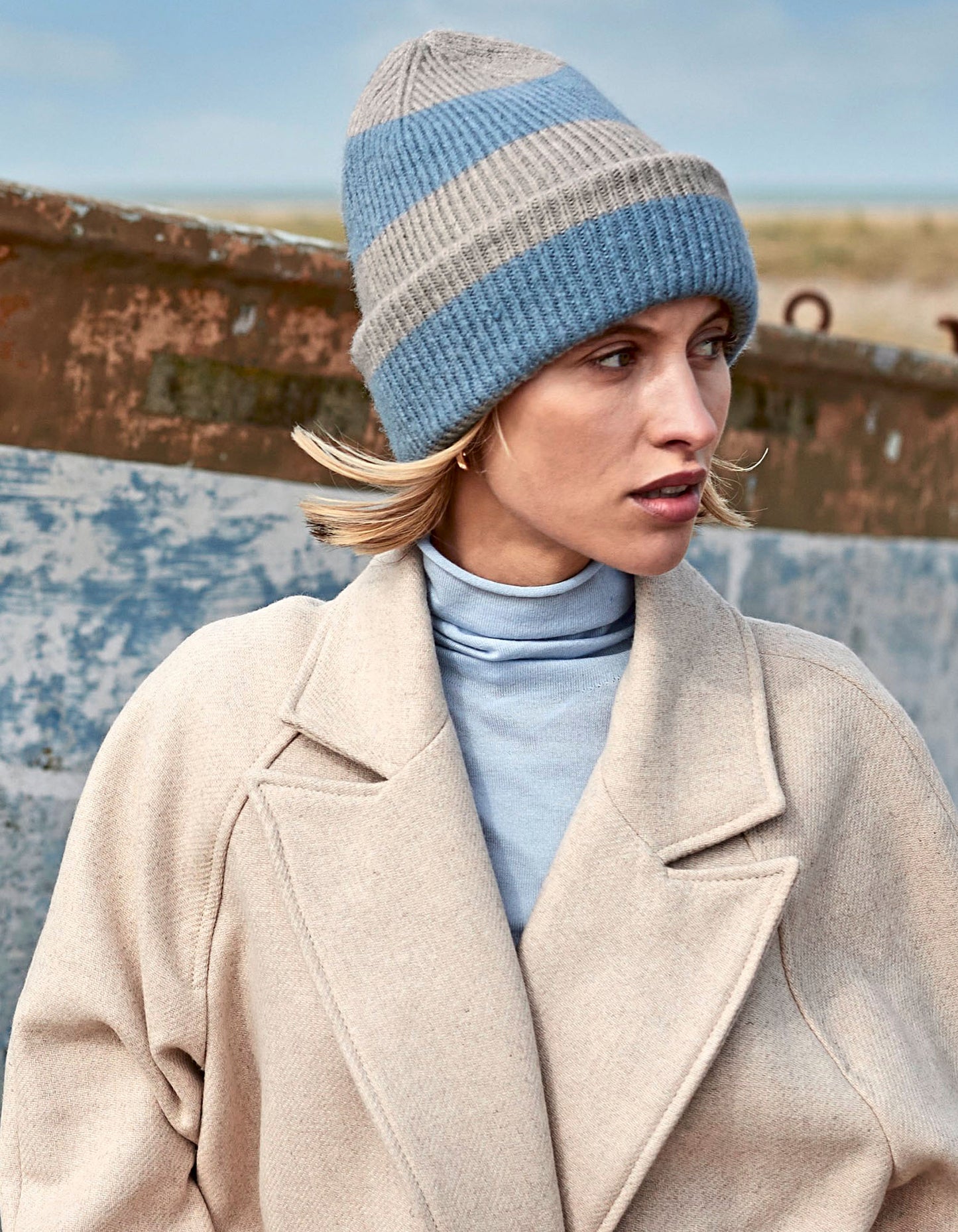 Colour Block Beanie