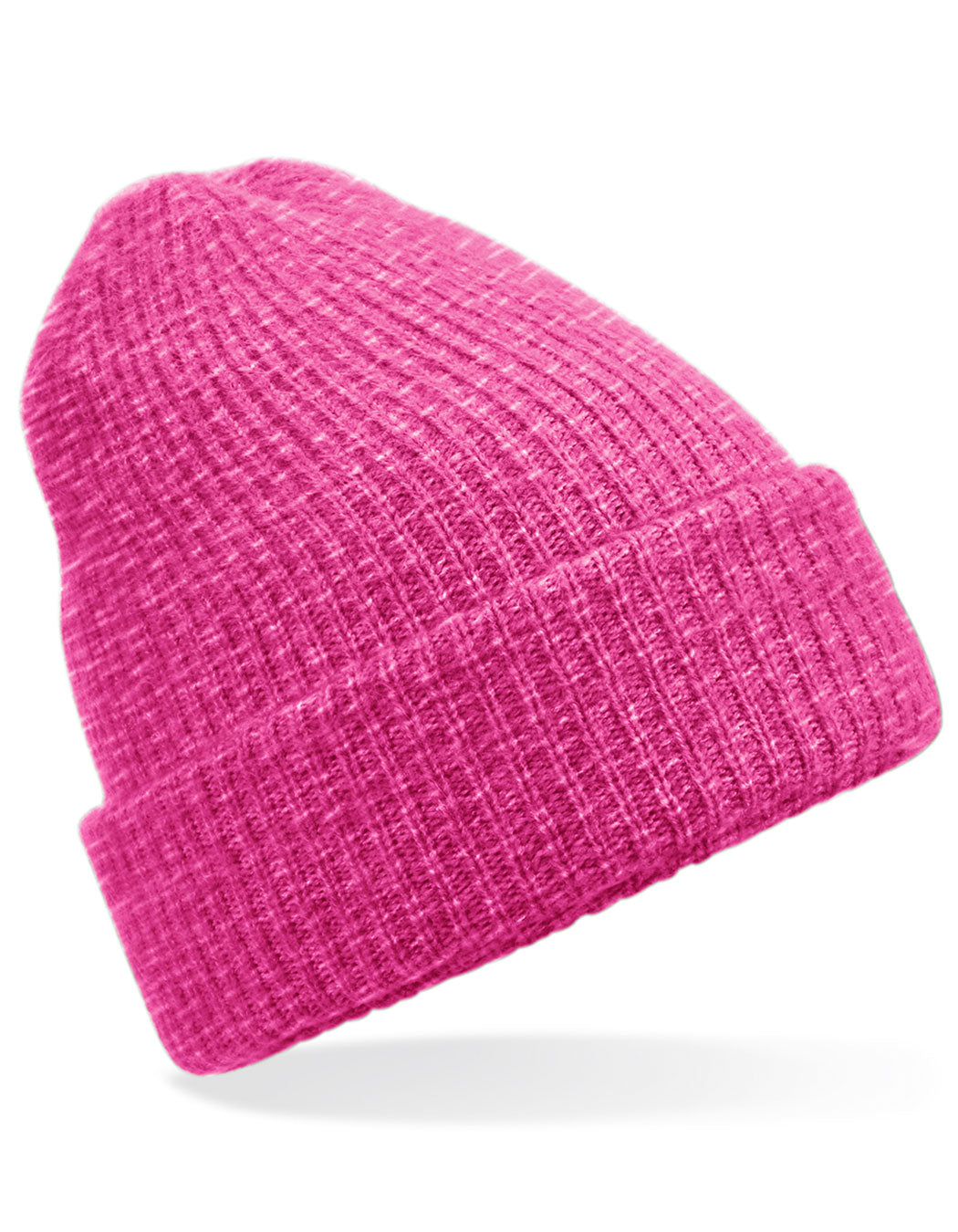 Colour Pop Beanie in Bright Pink, Größe One Size