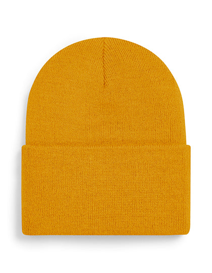 Original Deep Cuffed Beanie in Mustard, Größe One Size