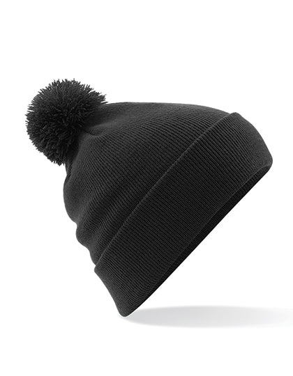 Original Pom Pom Beanie in Black, Größe One Size
