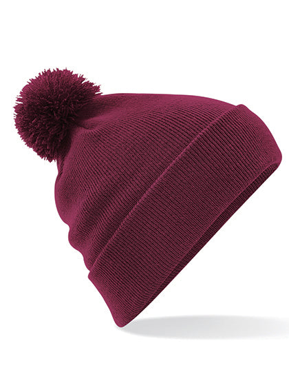 Original Pom Pom Beanie in Burgundy, Größe One Size