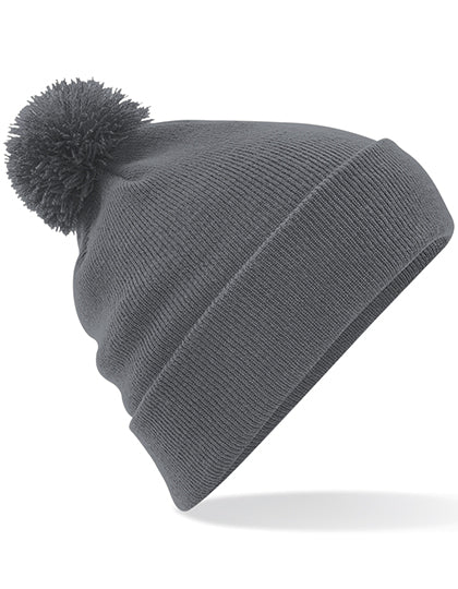 Original Pom Pom Beanie in Graphite Grey, Größe One Size