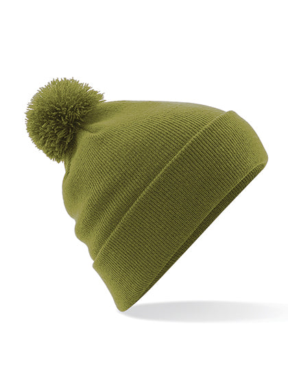 Original Pom Pom Beanie in Moss Green, Größe One Size