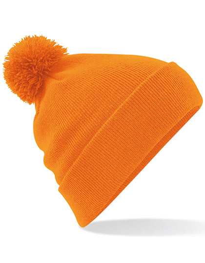 Original Pom Pom Beanie in Orange, Größe One Size