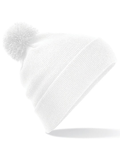 Original Pom Pom Beanie in White, Größe One Size