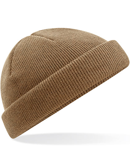 Recycled Mini Fisherman Beanie in Biscuit, Größe One Size