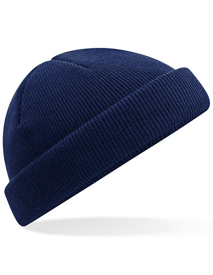 Recycled Mini Fisherman Beanie in Oxford Navy, Größe One Size