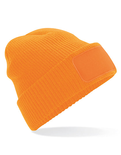 Thinsulate™ Patch Beanie in Fluorescent Orange, Größe One Size