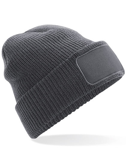 Thinsulate™ Patch Beanie in Graphite Grey, Größe One Size