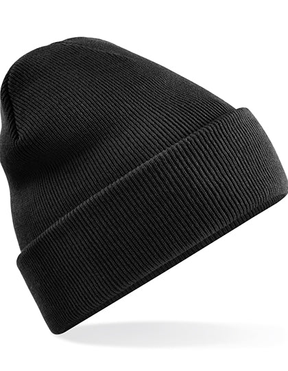 Recycled Original Cuffed Beanie in Black, Größe One Size
