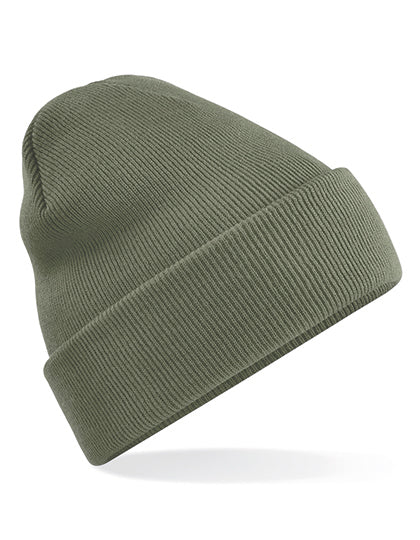 Original Cuffed Beanie in Olive Green, Größe One Size