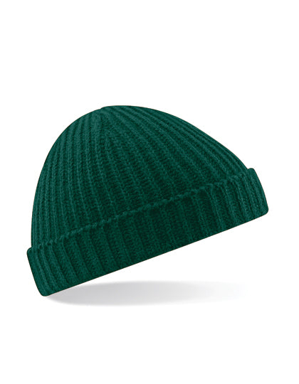 Trawler Beanie in Bottle Green, Größe One Size